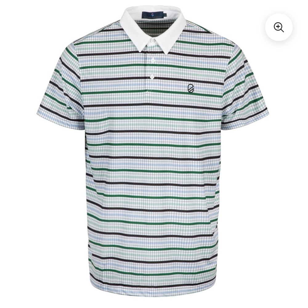 Striped Polo Shirt Medium by Extracurricular